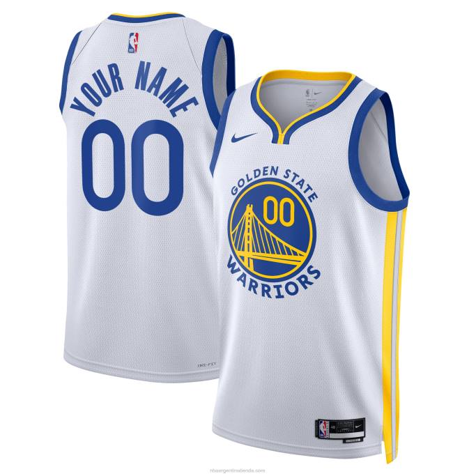 NBA 0F6D1074 camiseta golden state warriors nike blanca swingman personalizada