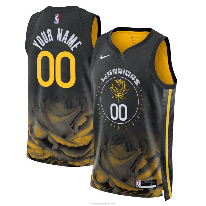 NBA 0F6D134 camiseta golden state warriors nike negra swingman personalizada