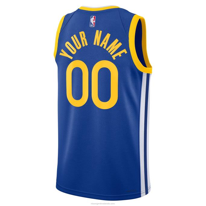 NBA 0F6D2029 camiseta golden state warriors nike azul swingman personalizada