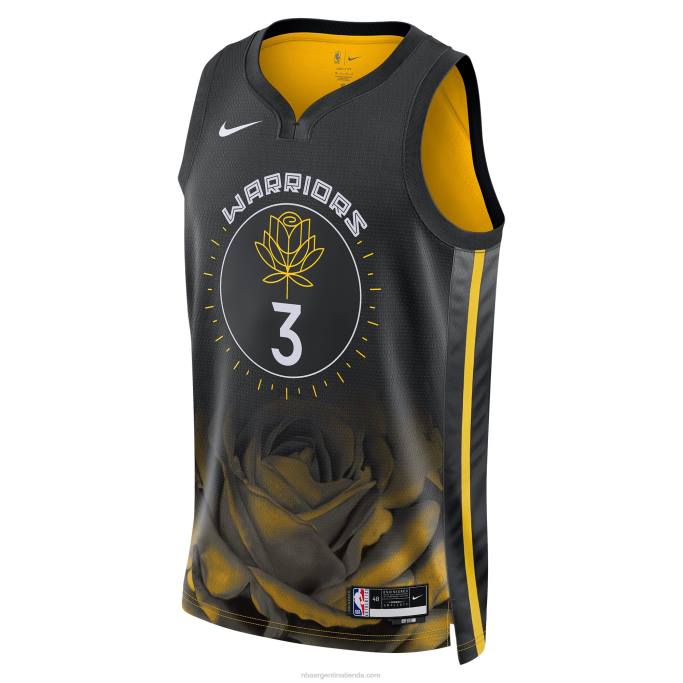 NBA 0F6D272 camiseta golden state warriors jordan poole nike negro swingman