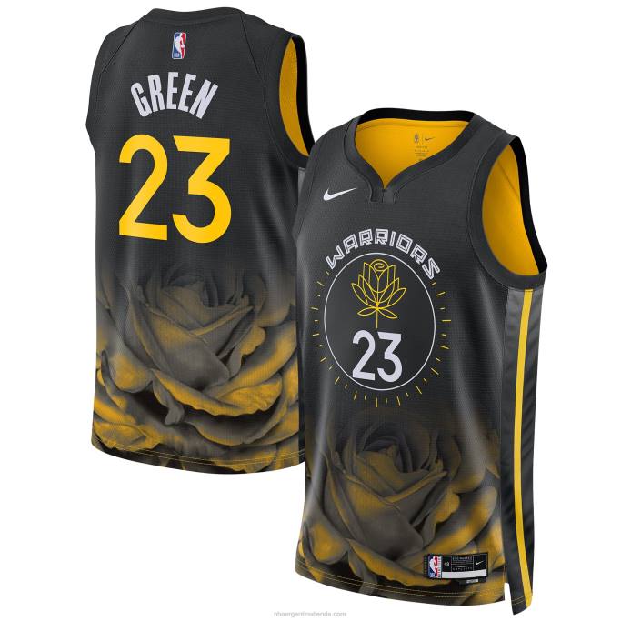 NBA 0F6D2907 camiseta golden state warriors draymond verde nike negro swingman
