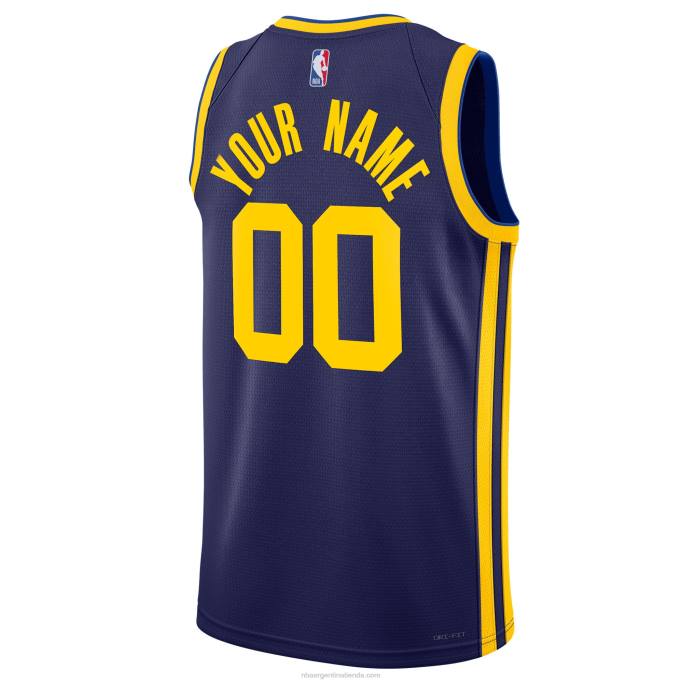 NBA 0F6D2969 golden state warriors jordan marca azul swingman jersey personalizado