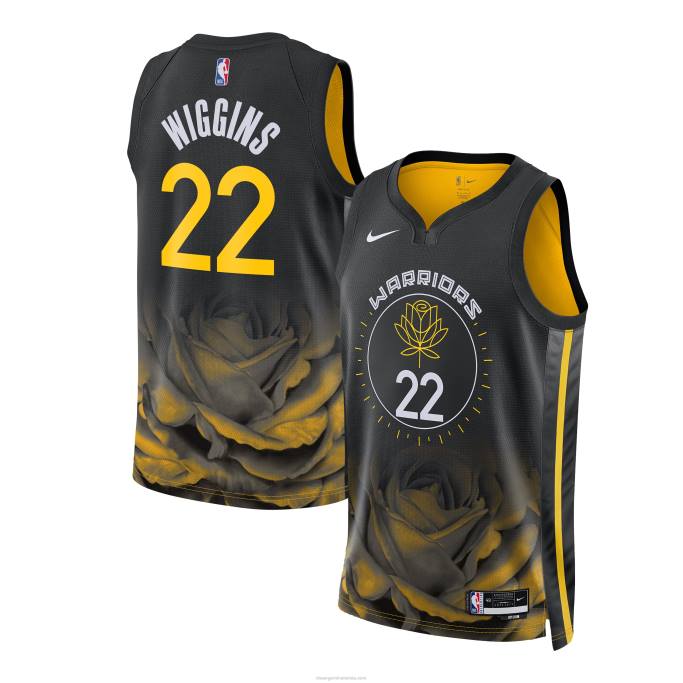 NBA 0F6D384 camiseta golden state warriors andrew wiggins nike swingman negra