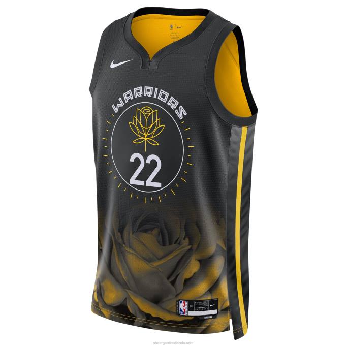 NBA 0F6D384 camiseta golden state warriors andrew wiggins nike swingman negra