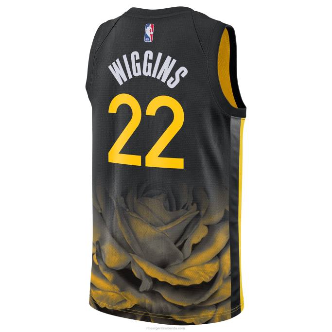 NBA 0F6D384 camiseta golden state warriors andrew wiggins nike swingman negra