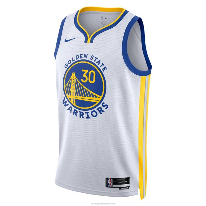 NBA 0F6D71 camiseta golden state warriors stephen curry nike blanca swingman