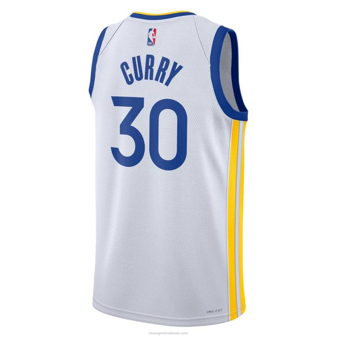 NBA 0F6D71 camiseta golden state warriors stephen curry nike blanca swingman