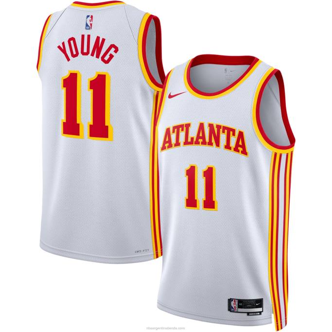 NBA 0F6D15111 atlanta hawks trae joven nike swingman blanco jersey