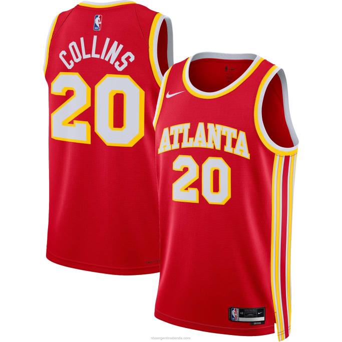 NBA 0F6D6733 atlanta hawks john collins nike rojo swingman jersey
