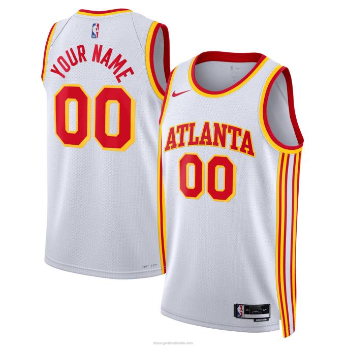 NBA 0F6D8664 atlanta hawks nike blanco swingman camiseta personalizada
