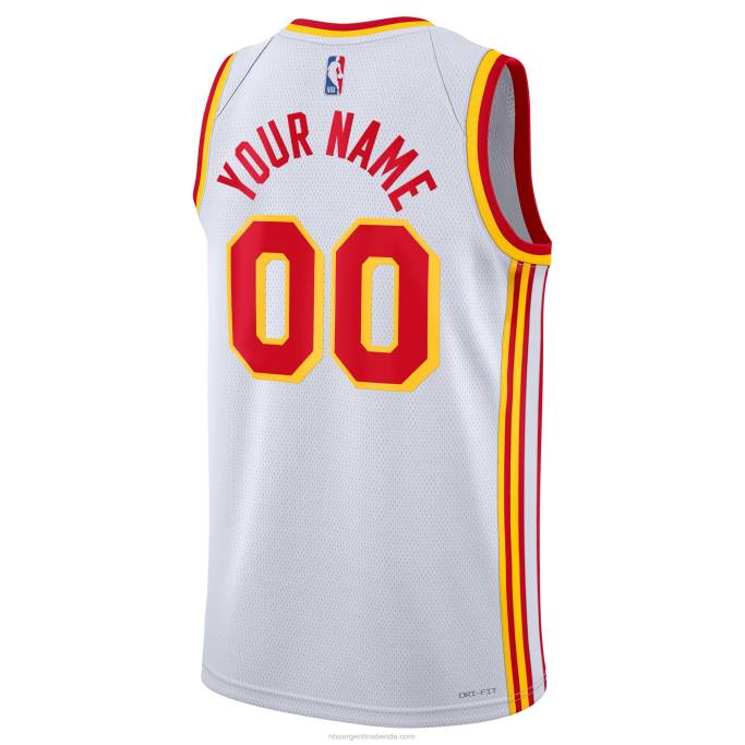NBA 0F6D8664 atlanta hawks nike blanco swingman camiseta personalizada
