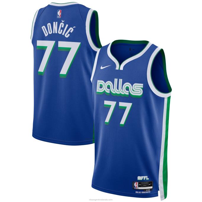 NBA 0F6D12 dallas mavericks luka doncic nike azul swingman jersey