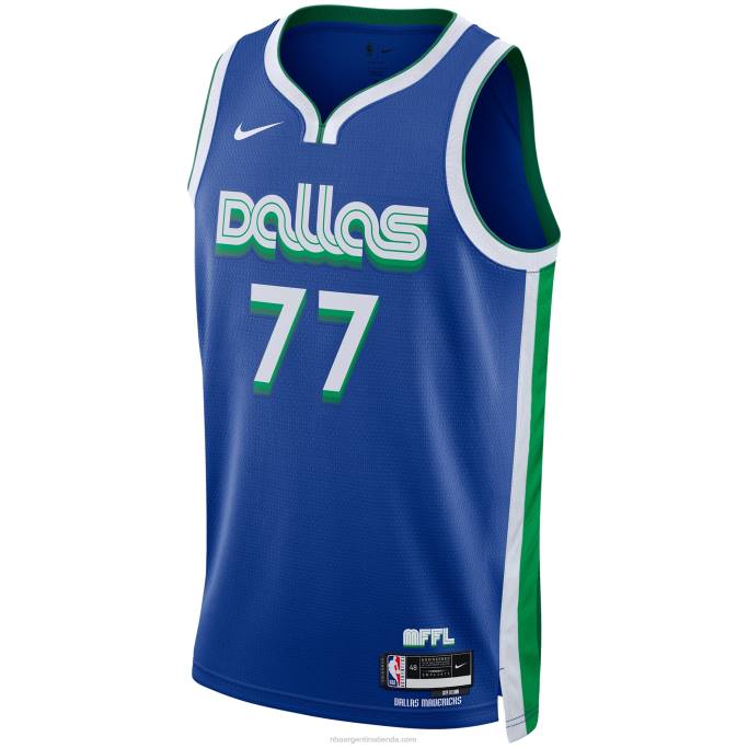 NBA 0F6D12 dallas mavericks luka doncic nike azul swingman jersey