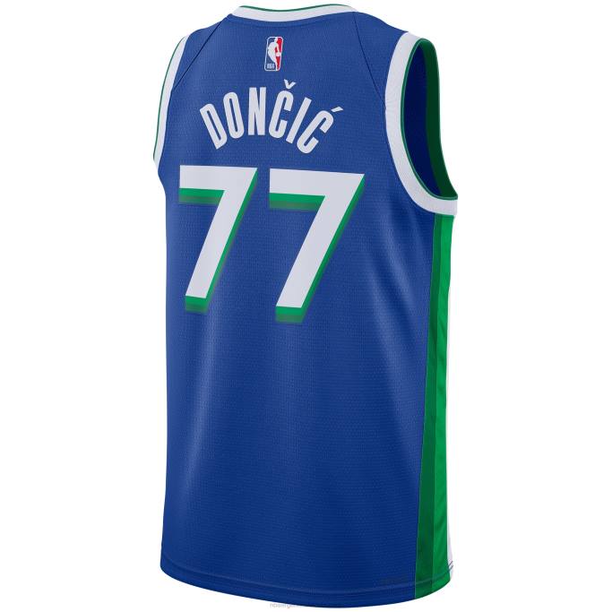 NBA 0F6D12 dallas mavericks luka doncic nike azul swingman jersey