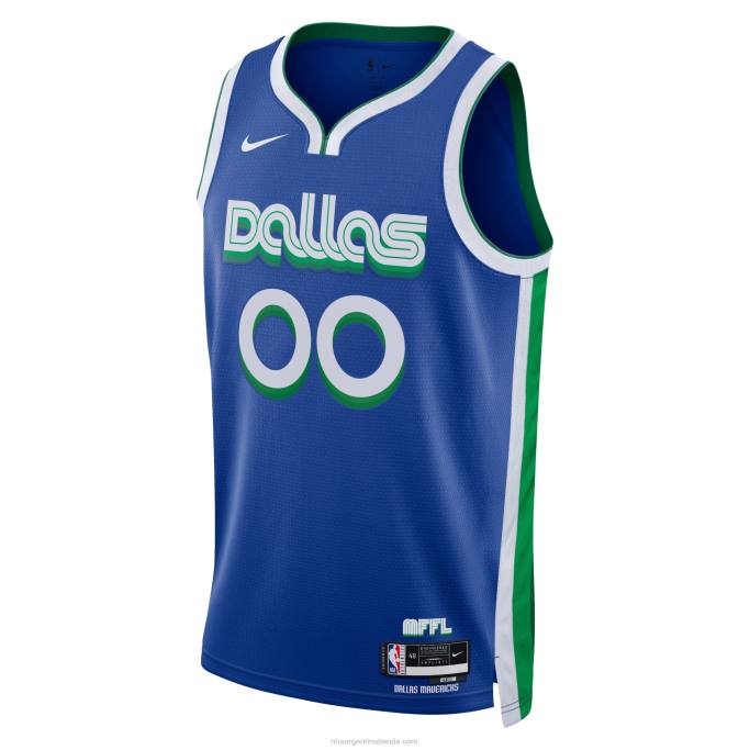 NBA 0F6D1638 Dallas Mavericks Nike azul Swingman camiseta personalizada