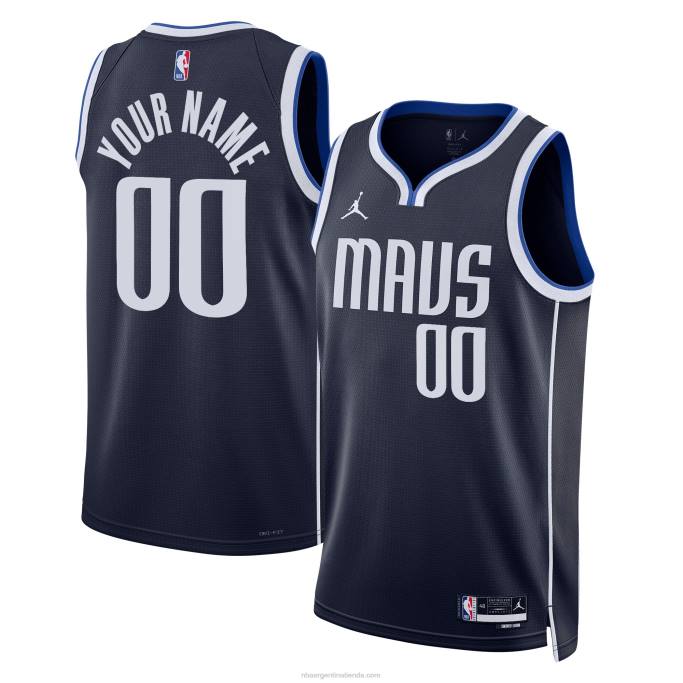 NBA 0F6D2992 Camiseta personalizada Dallas Mavericks Jordan Brand Navy Swingman