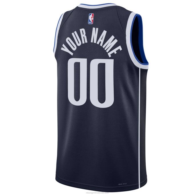 NBA 0F6D2992 Camiseta personalizada Dallas Mavericks Jordan Brand Navy Swingman