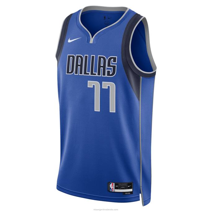 NBA 0F6D78 camiseta luka doncic nike royal swingman de los mavericks de dallas