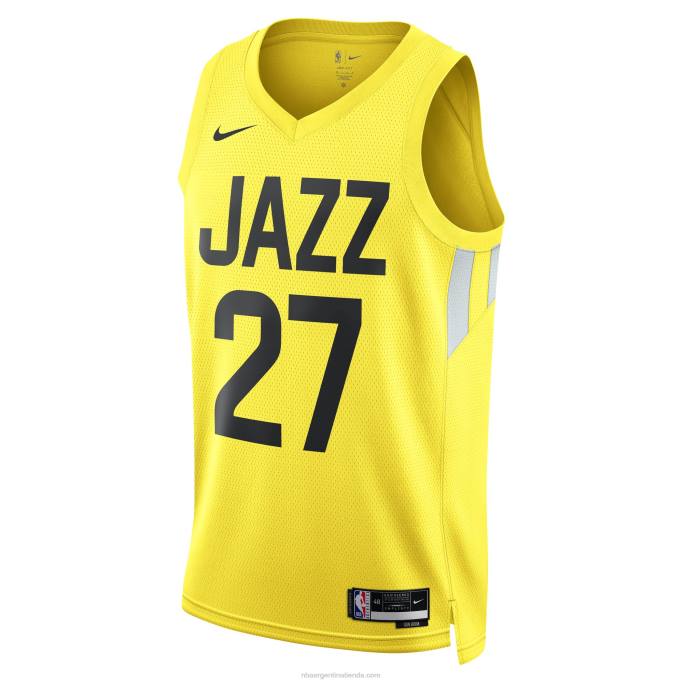 NBA 0F6D12496 utah jazz rudy gobert nike oro swingman jersey