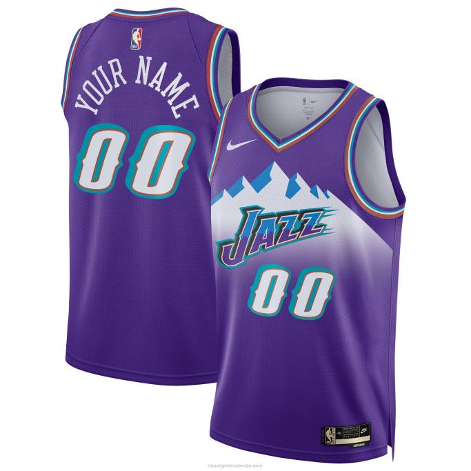 NBA 0F6D165 camiseta de utah jazz nike púrpura personalizada swingman