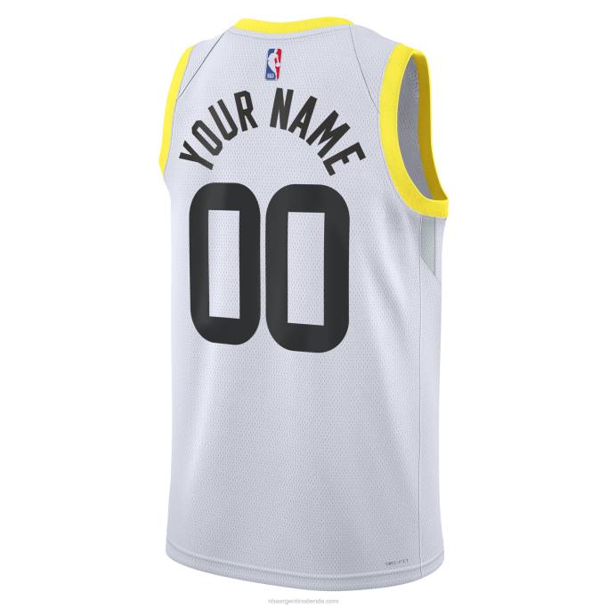 NBA 0F6D3463 camiseta utah jazz nike blanca swingman personalizada