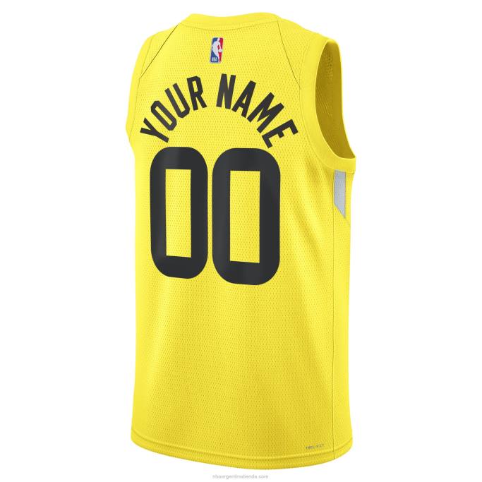 NBA 0F6D5285 camiseta personalizada de utah jazz nike gold swingman