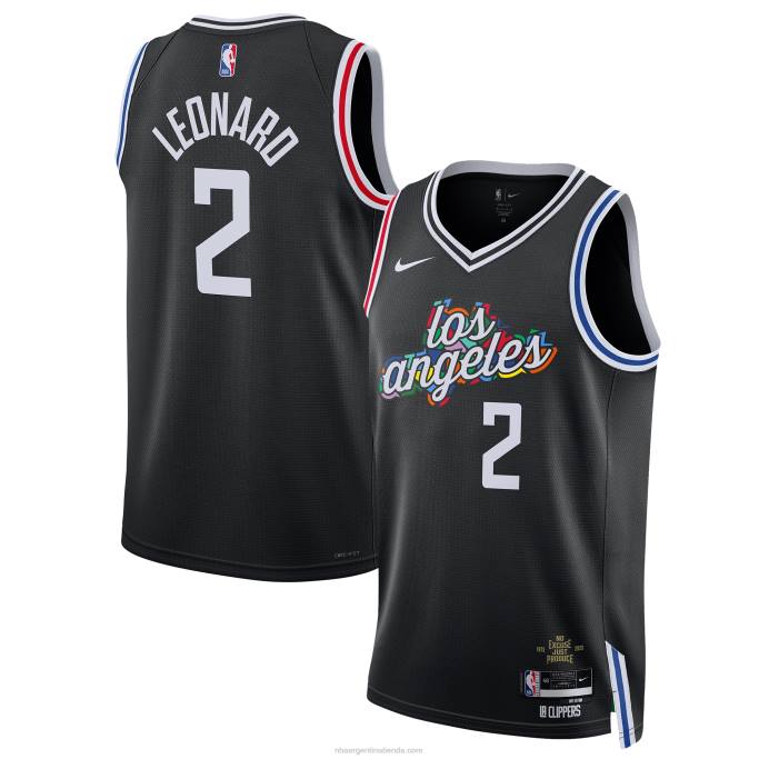 NBA 0F6D155 la clippers kawhi leonard nike swingman jersey negro