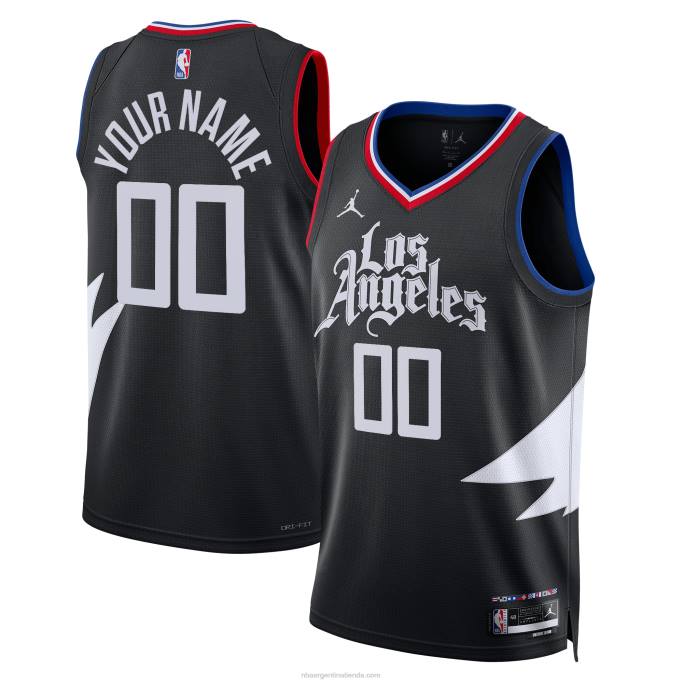 NBA 0F6D2338 la clippers jordan brand negro swingman jersey personalizado