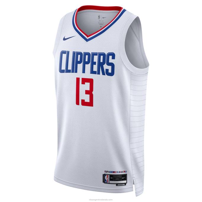 NBA 0F6D5046 camiseta la clippers paul george nike blanca swingman
