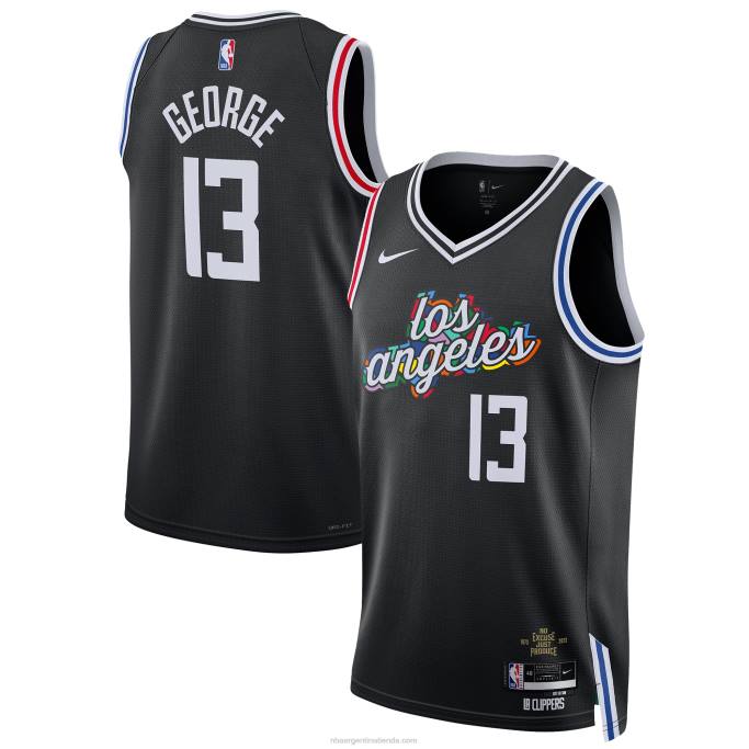 NBA 0F6D7456 la clippers paul george nike swingman jersey negro