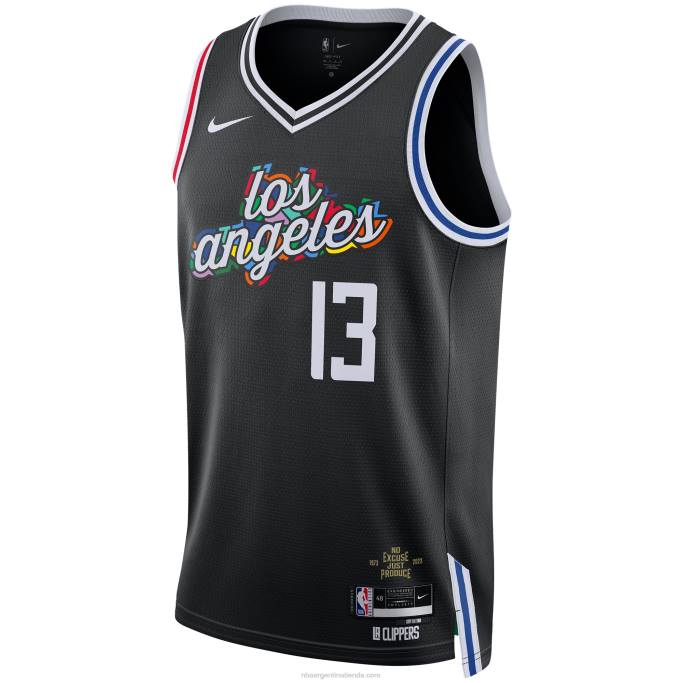 NBA 0F6D7456 la clippers paul george nike swingman jersey negro