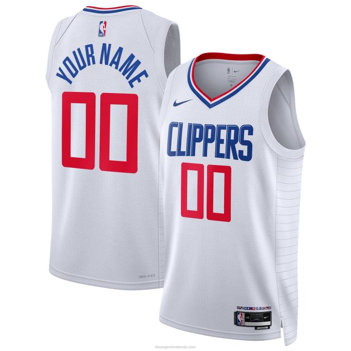 NBA 0F6D7723 la clippers nike blanco swingman jersey personalizado