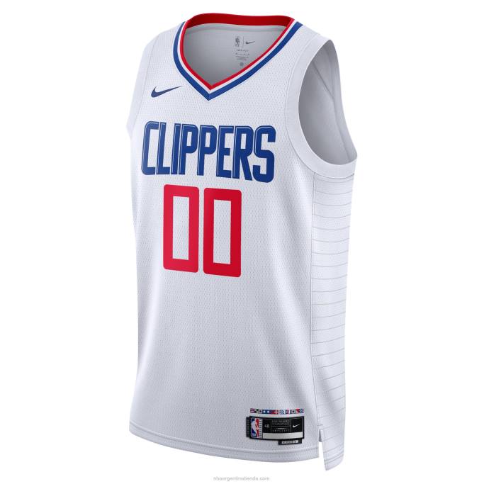 NBA 0F6D7723 la clippers nike blanco swingman jersey personalizado
