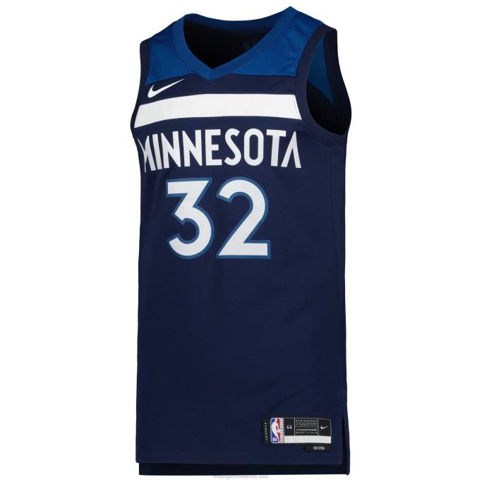 NBA 0F6D14851 minnesota timberwolves karl-anthony towns nike azul marino swingman jersey