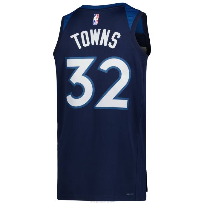 NBA 0F6D14851 minnesota timberwolves karl-anthony towns nike azul marino swingman jersey