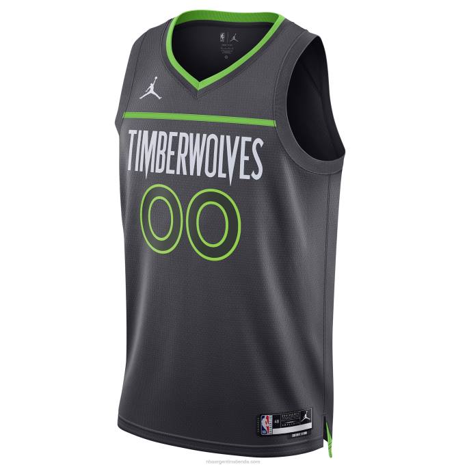 NBA 0F6D1872 minnesota timberwolves jordan marca negro swingman personalizado jersey