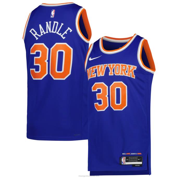 NBA 0F6D189 camiseta new york knicks julius randle nike azul swingman