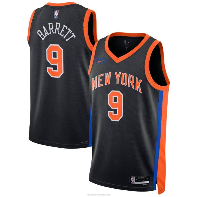 NBA 0F6D193 camiseta new york knicks rj barrett nike negro swingman