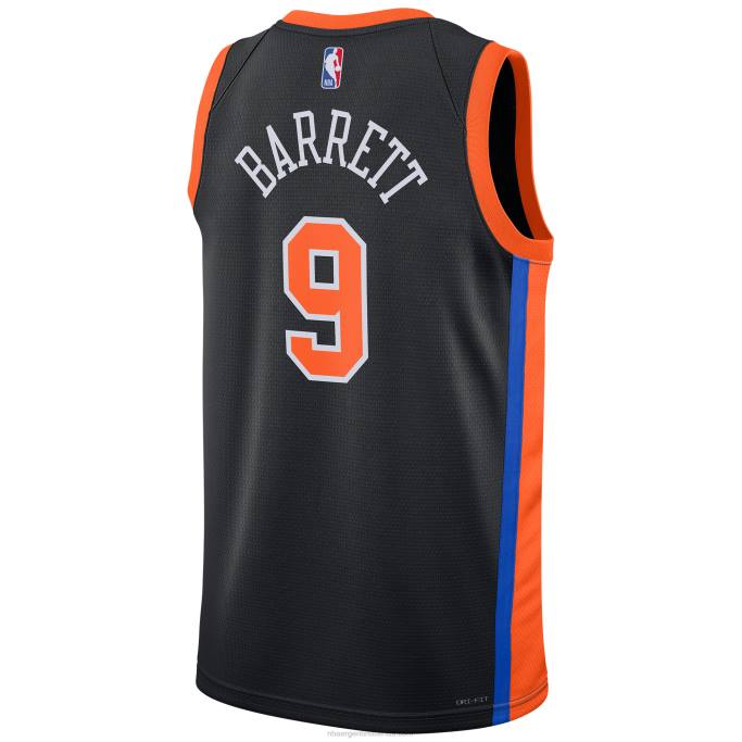NBA 0F6D193 camiseta new york knicks rj barrett nike negro swingman