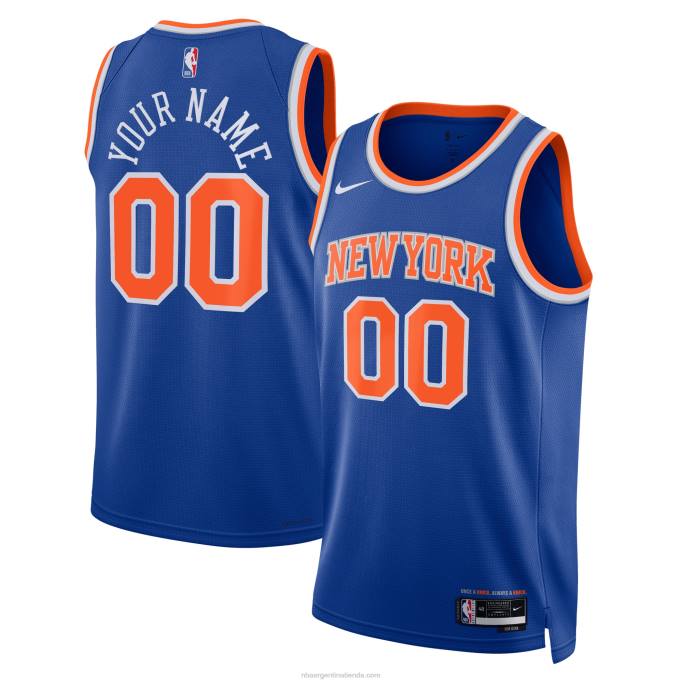 NBA 0F6D230 camiseta new york knicks nike azul swingman personalizada