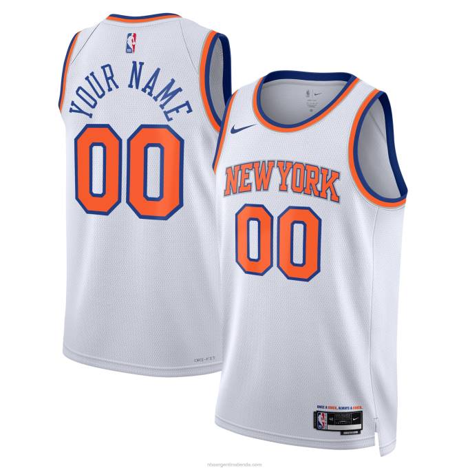 NBA 0F6D4796 camiseta new york knicks nike blanca swingman personalizada