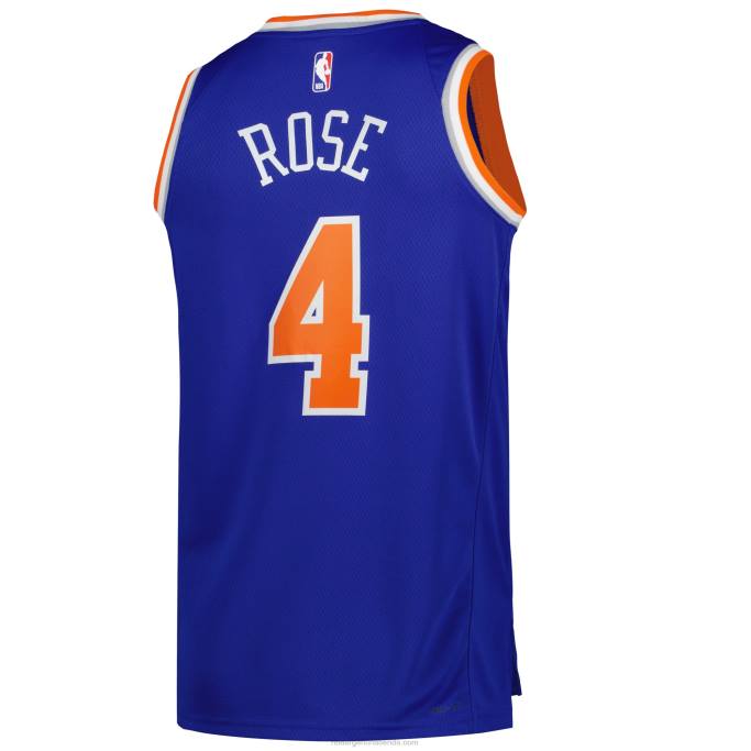 NBA 0F6D6549 camiseta new york knicks derrick rose nike azul swingman