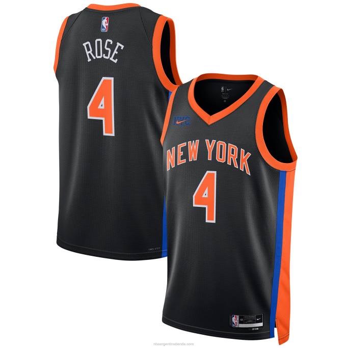 NBA 0F6D7991 camiseta new york knicks derrick rose nike negro swingman