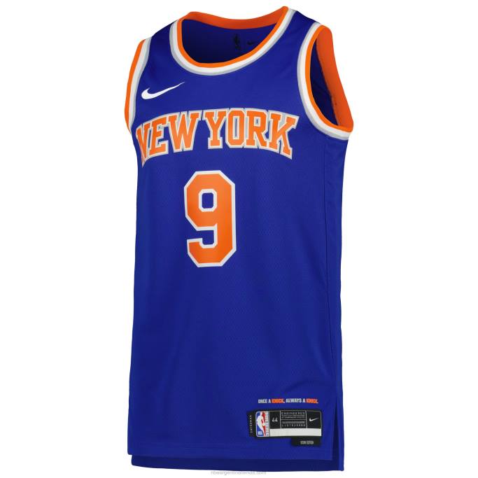 NBA 0F6D814 camiseta new york knicks rj barrett nike azul swingman