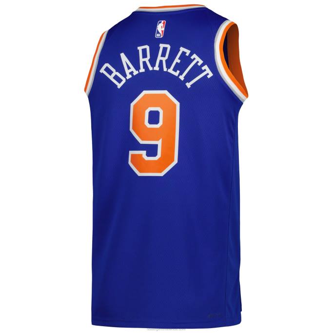 NBA 0F6D814 camiseta new york knicks rj barrett nike azul swingman