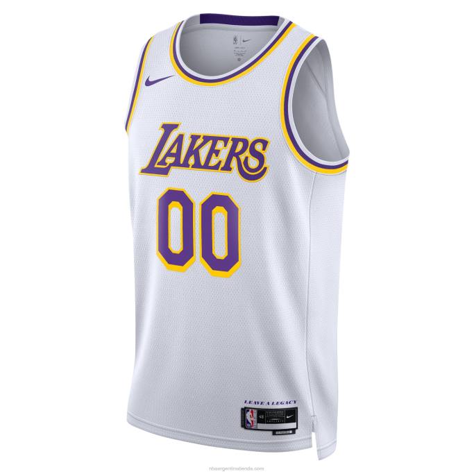 NBA 0F6D1147 Los angeles lakers nike blanco swingman camiseta personalizada