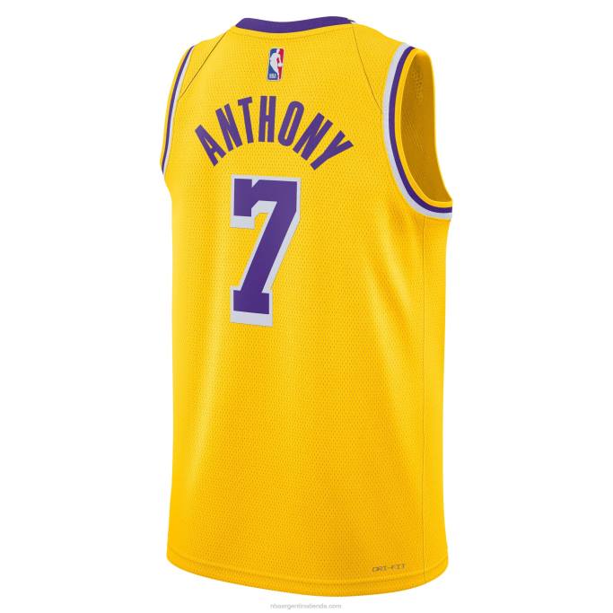 NBA 0F6D11500 camiseta los angeles lakers carmelo anthony nike oro swingman