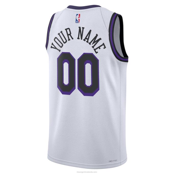 NBA 0F6D1313 Los angeles lakers nike blanco swingman camiseta personalizada