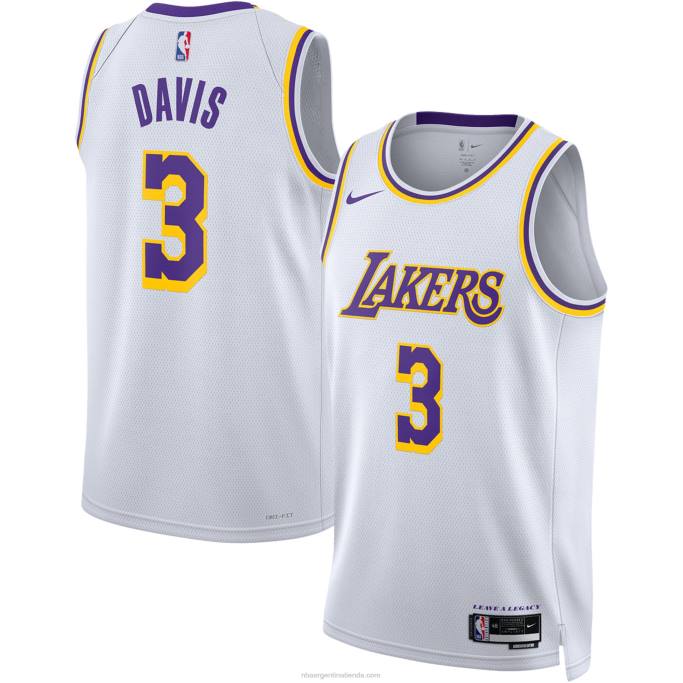 NBA 0F6D2573 camiseta los angeles lakers anthony davis nike blanca swingman