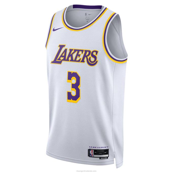 NBA 0F6D2573 camiseta los angeles lakers anthony davis nike blanca swingman